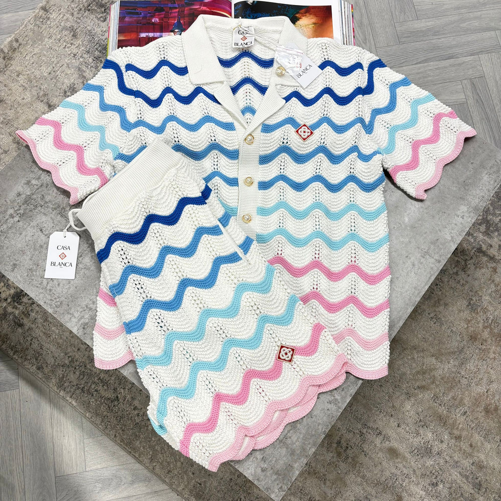 Ensemble Casablanca Cotton Blanc/Multicolor