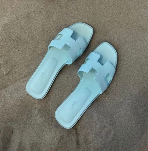 Claquettes Oran Bleu