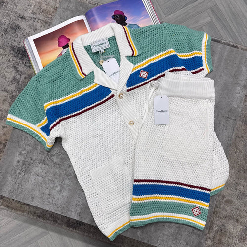 Ensemble Casablanca Cotton Blanc/Vert