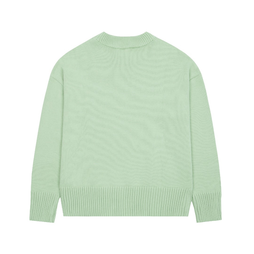 Pull Ami Paris Vert