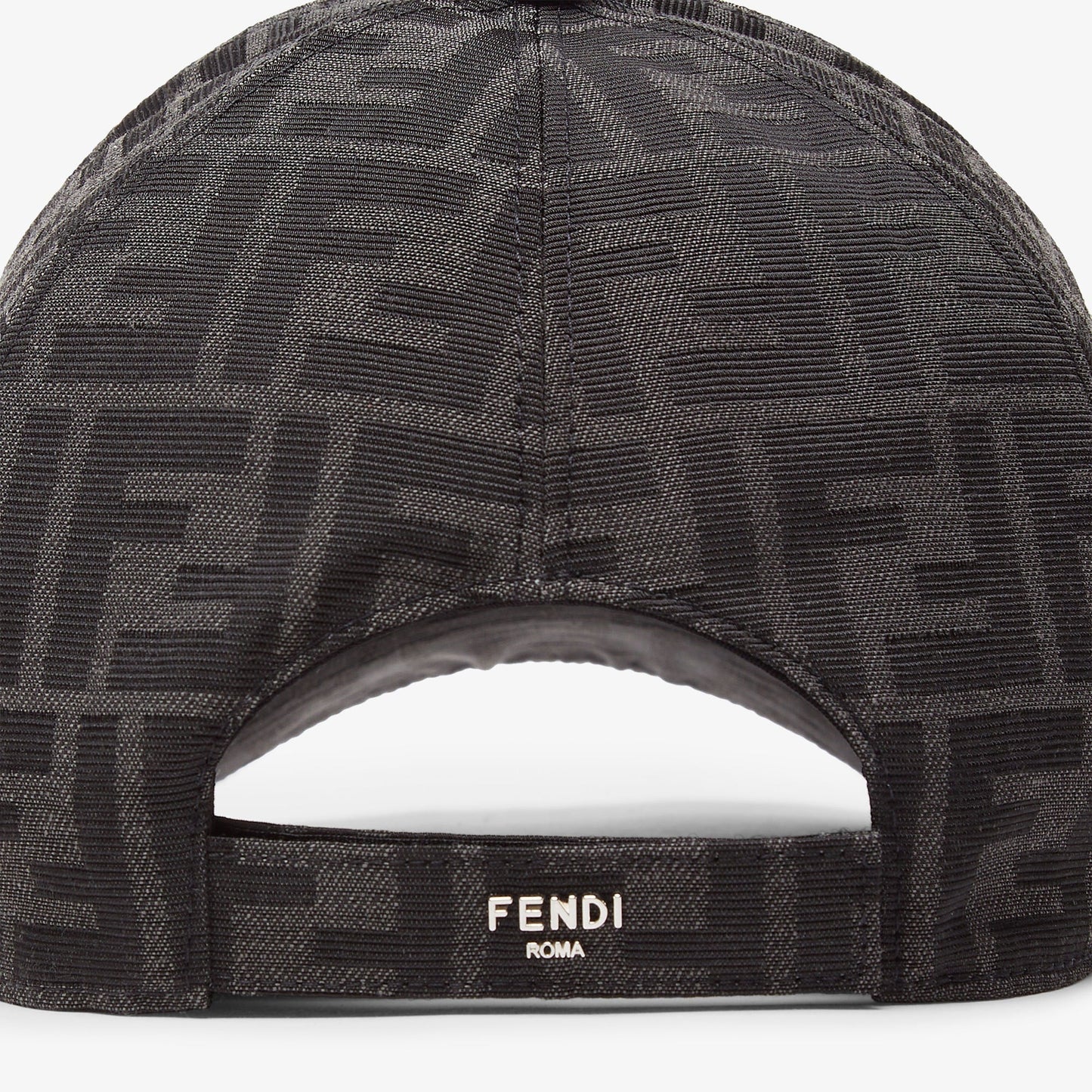 Casquette de baseball en jacquard FF gris