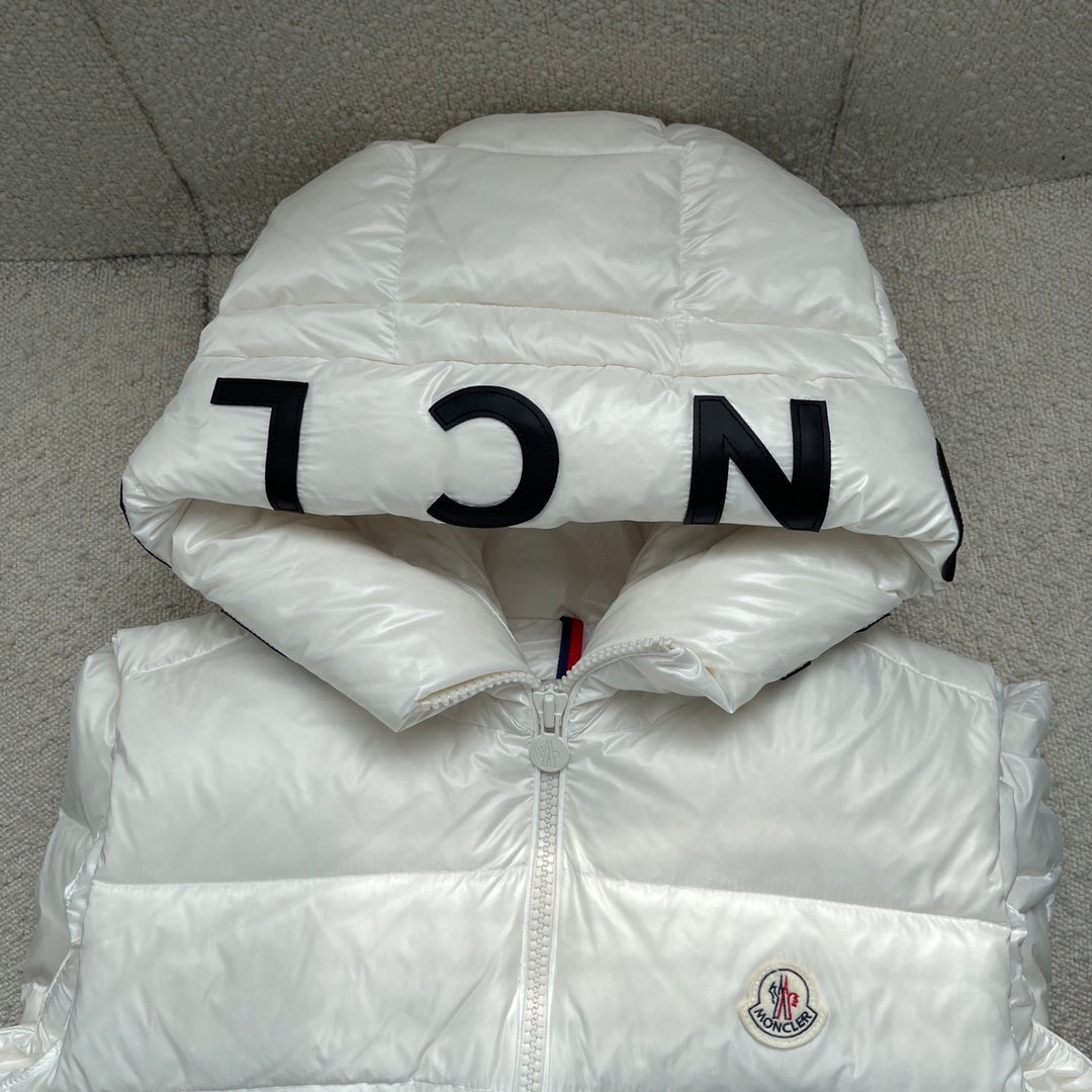 Doudoune Moncler Sans Manche Montreuil Blanche