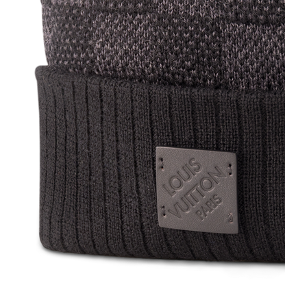 Bonnet et Écharpe Néo Petit Damier Noir