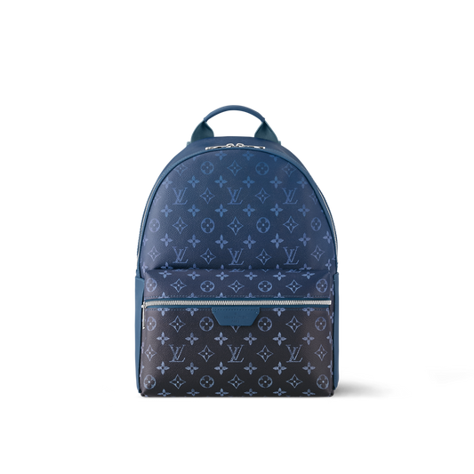 Sac à dos Discovery PM Toile Monogram Bleu et noir