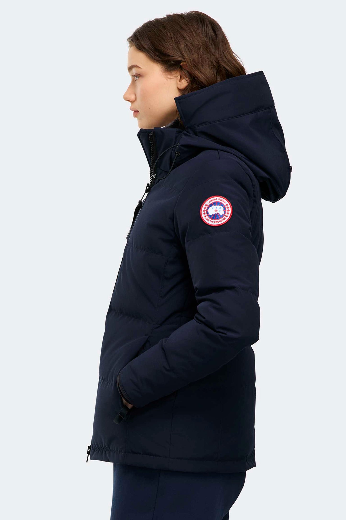 Parka Canada Goose Chelsea Bleu Marine Classic Label Femme