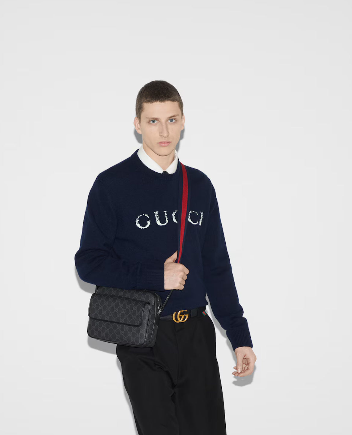 Sac à bandoulière GG Black petit format