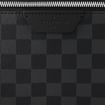 Sac à dos Discovery PM Toile Damier Graphite Noir