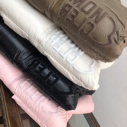 Doudoune Moncler Abbaye Rose