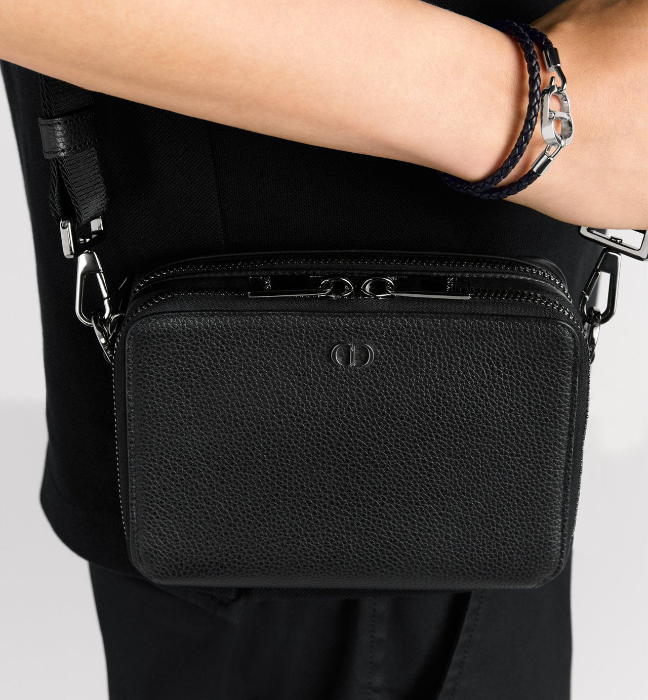 Pochette zippée à bandoulière CD Icon