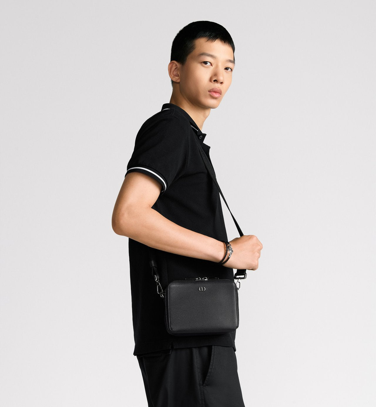 Pochette zippée à bandoulière CD Icon