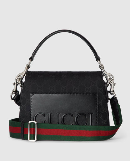 Sac à bandoulière en toile GG petit format