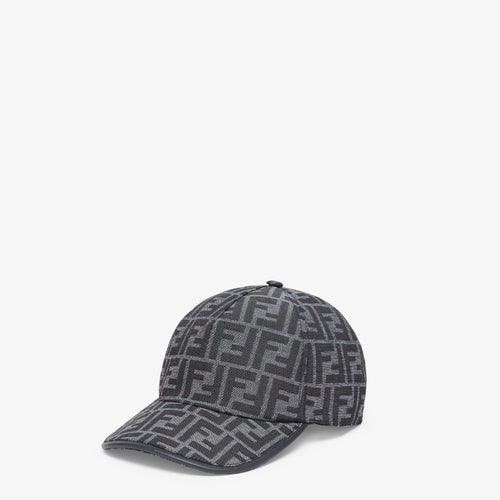 Casquette de baseball en tissu jacquard FF bleu