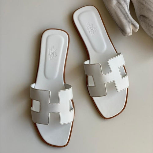 Claquettes Oran Blanche