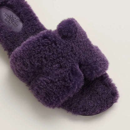 Sandales Oran - violet foncé