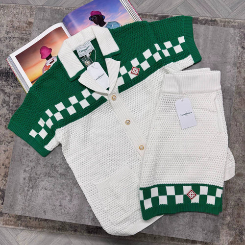 Ensemble Casablanca Cotton Blanc/Vert