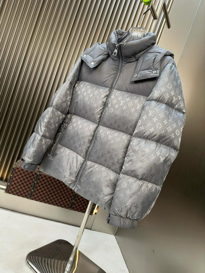 Doudoune LV Grise